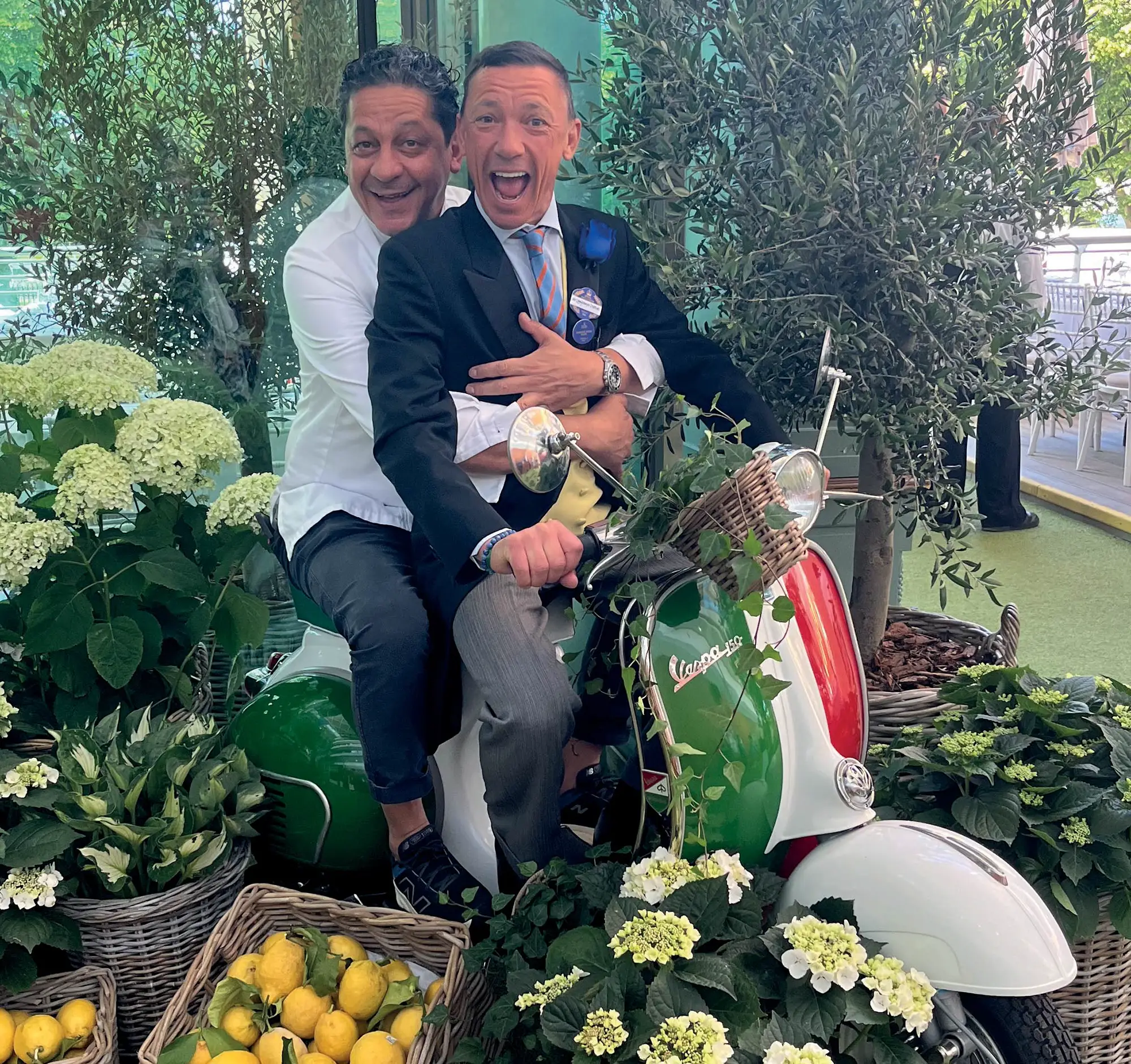 Maz and Frankie scooter